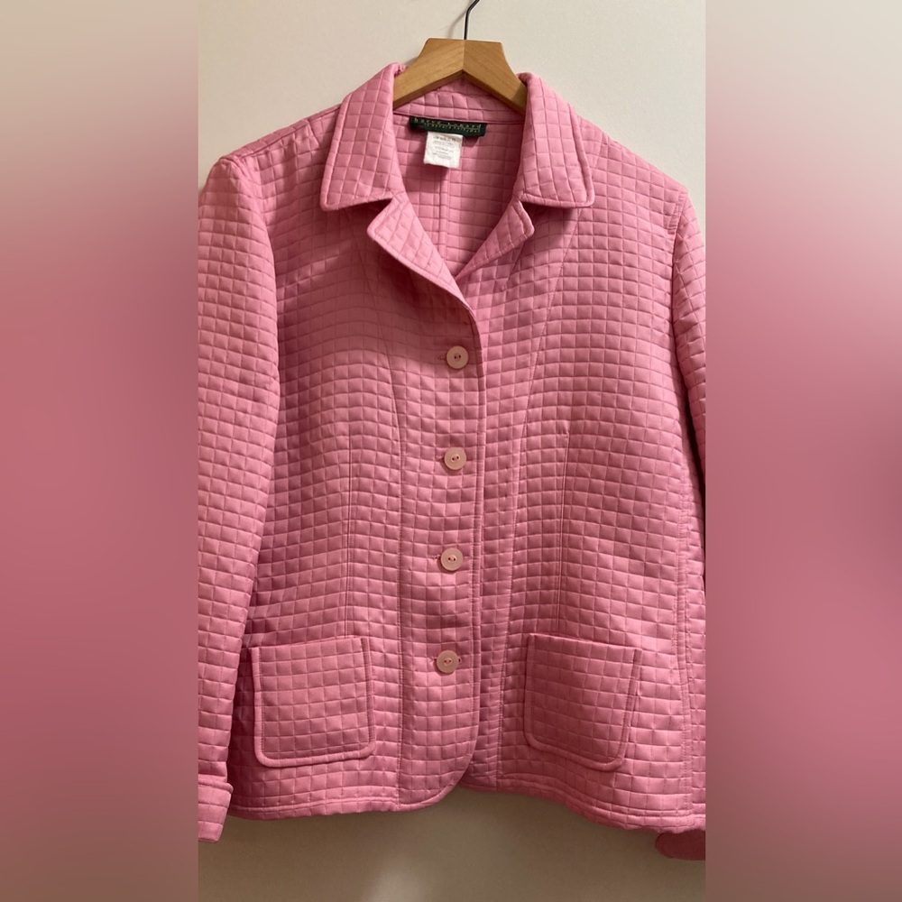 Harve Benard Pink Quilted Jacket Barbie Barn Jacket